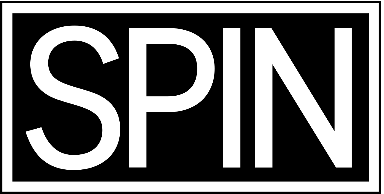 B&W Spin magazine logo
